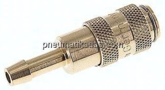 Kupplungsdose (NW2,7) 4mm Schlauch, Messing