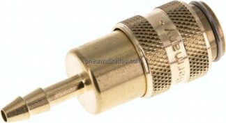 Kupplungsdose (NW5) 4mm Schlauch, Messing