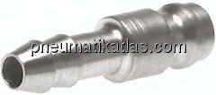 Kupplungsstecker (NW5) 4mm Schlauch, 1.4404