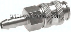 Kupplungsdose (NW5) 4mm Schlauch, 1.4404