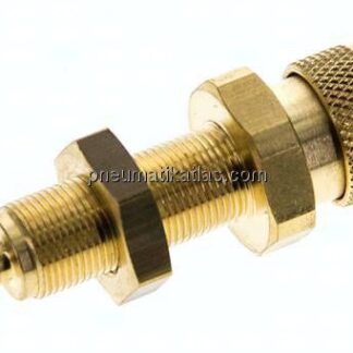 Schott-Kupplungsdose (NW2,7) 3mm Schlauch, Messing