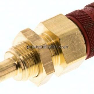 Schott-Kupplungsdose (NW5) 6 (1/4")mm Schlauch, Messing