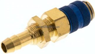 Schott-Kupplungsdose (NW5) 8 (5/16")mm Schlauch, Messing