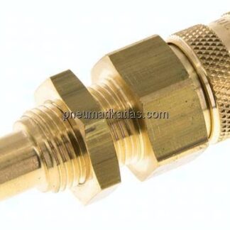 Schott-Kupplungsdose (NW5) 8 (5/16")mm Schlauch, Messing