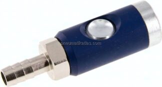 Sicherheits-Druckknopfkupplung (NW7,2), 10mm Schl., Stahl verzinkt