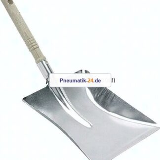Industrie-Kehrschaufeln, Holzgriff, Metall, feuerverzinkt, 22 cm