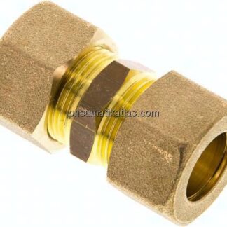 Gerade Klemmringverschraubung 16 (M22x1,5)mm, Messing