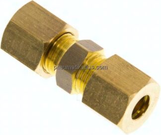 Gerade Klemmringverschraubung 6 (M10x1)mm, Messing