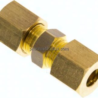 Gerade Klemmringverschraubung 6 (M10x1)mm, Messing