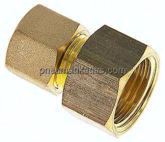 Aufschraub-Klemmringverschraubung G 1/2"-10 (M16x1,5)mm, Messing