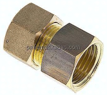 Aufschraub-Klemmringverschraubung G 1/2"-15 (M20x1,5)mm, Messing