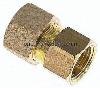 Aufschraub-Klemmringverschraubung G 3/8"-12 (M18x1,5)mm, Messing
