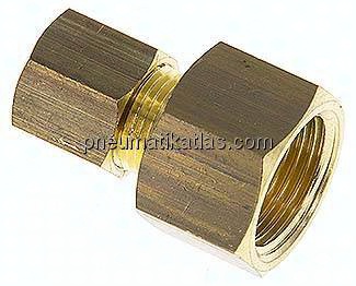Aufschraub-Klemmringverschraubung G 3/8"-8 (M12x1)mm, Messing