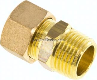 Gerade Klemmringverschraubung R 1/2"-14 (M20x1,5)mm, Messing