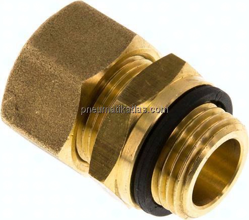 Gerade Klemmringverschraubung G 1/2"-16 (M22x1,5)mm, Messing