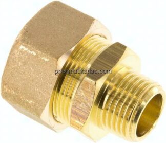 Gerade Klemmringverschraubung R 1/2"-22 (M30x1,5)mm, Messing