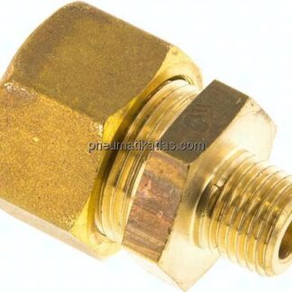 Gerade Klemmringverschraubung R 1/4"-16 (M22x1,5)mm, Messing