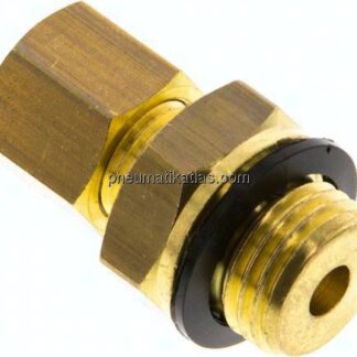 Gerade Klemmringverschraubung G 1/4"-6 (M10x1)mm, Messing