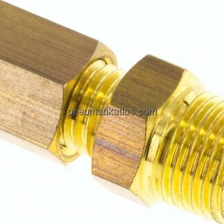 Gerade Klemmringverschraubung R 1/8"-4 (M8x1)mm, Messing