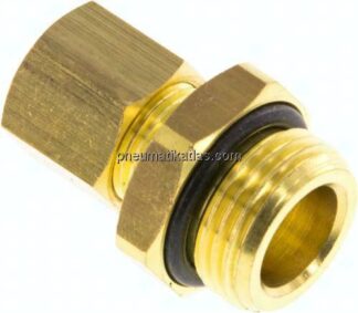 Gerade Klemmringverschraubung G 3/8"-8 (M12x1)mm, Messing