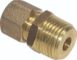 Gerade Klemmringverschraubung R 1/8"-5 (M10x1)mm, Messing