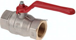 Messing-Kugelhahn, Rp 2", -0,9 bis 25 bar, voller Durchgang