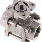 Edelstahl-Kugelhahn, Direktmontageflansch G 1", PN 63