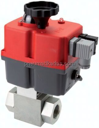 Elektr. Hochdruck-Kugelhahn, G 1/4", 24 bis 240 V (AC/DC)