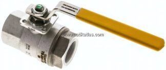 Edelstahl-Kugelhahn, Rp 1", -0,9 bis 20bar, für Sauerstoff (Industrie)