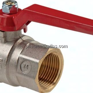 Messing-Kugelhahn, Rp 2", -0,9 bis 64 bar, silikonfrei gefertigt