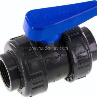 Kugelhahn, PVC-U / EPDM, Rp 1" (Wasserausführung)