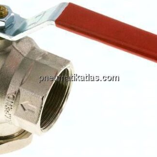 Messing-Kugelhahn mit Schmutzfänger, G 1-1/2"