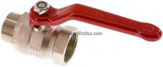 Messing-Kugelhahn, Eco-Line, R 1-1/4" / Rp 1-1/4", 0 - 25bar