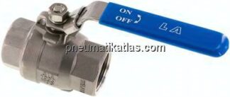 Edelstahl-Kugelhahn, leicht, G 1-1/4", 0 - 63bar
