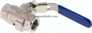 Edelstahl-Kugelhahn m. Entlüftungsbohrung G 1/2", PN 16