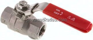 Edelstahl-Kugelhahn, leicht, NPT 1/2", 0 - 63bar