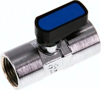 Messing-Minikugelhahn Rp 1/2"-Rp 1/2" (IG), PN 20