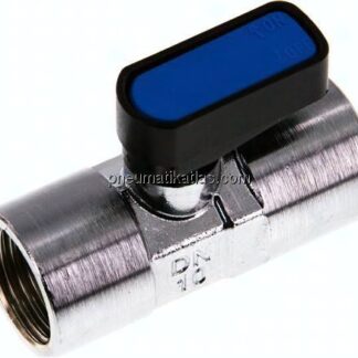 Messing-Minikugelhahn Rp 1/2"-Rp 1/2" (IG), PN 20