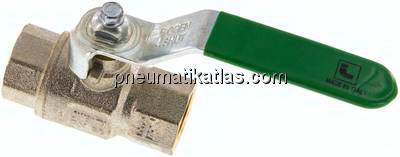 Messing-Kugelhahn, Rp 1/2", -0,9 bis 50bar, für Trinkwasser