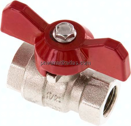 Messing-Kugelhahn, Eco-Line, Rp 1/4", 0 - 25bar