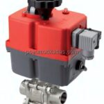 Elektr. Edelstahl-Kugelhahn, 88,9mm, 24 bis 240 V (AC/DC)