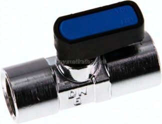 Messing-Minikugelhahn Rp 1/4"-Rp 1/4" (IG), PN 20