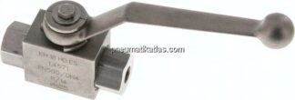 Hochdruck-Kugelhahn, Edelstahl, G 1/8", -0,999 bis 500bar
