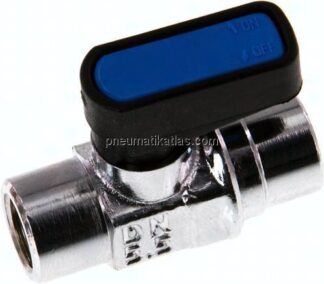 Messing-Minikugelhahn Rp 1/8"-Rp 1/8" (IG), PN 20