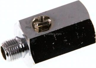 Messing-Minikugelhahn G 1/8" Innengewinde / Außengewinde, PN 16