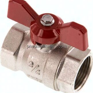 Messing-Kugelhahn, Eco-Line, Rp 3/4", 0 - 25bar