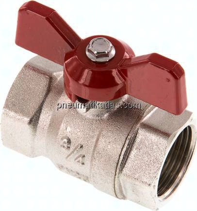 Messing-Kugelhahn, Eco-Line, Rp 3/4", 0 - 25bar