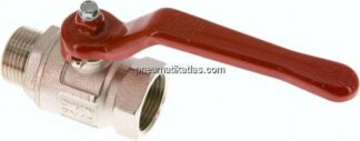 Messing-Kugelhahn, kurz, G 3/4" (AG/IG), -0,9 bis 40bar