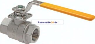 Edelstahl-Kugelhahn, DVGW, Rp 2", -0,9 bis 40bar