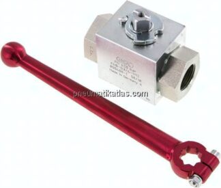 Hochdruck-Kugelhahn, Stahl, G 3/4", 0 - 420bar